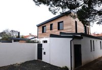 Villa contemporaine bois et maçonnerie