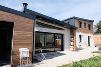 Villa contemporaine bois et maçonnerie