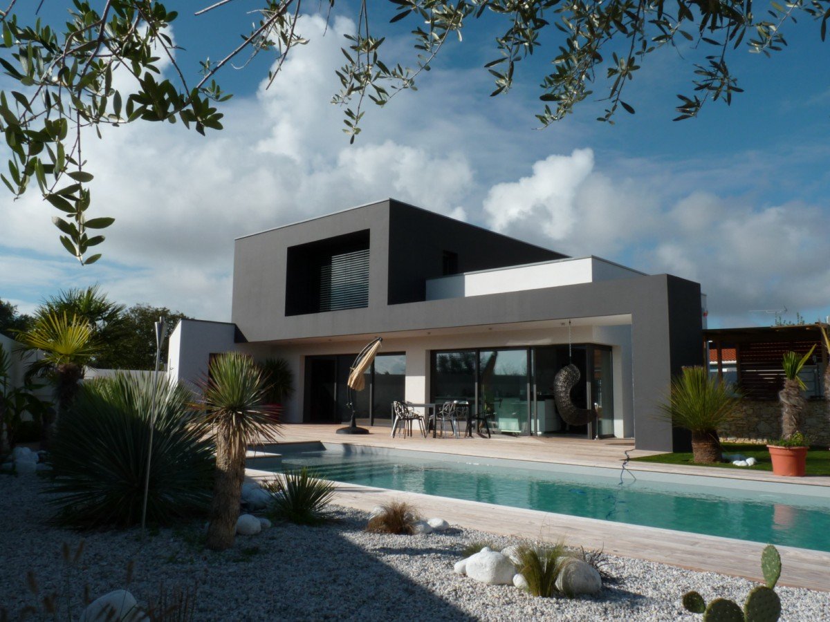 Maison contemporaine - Dompierre s/Mer - 1 -