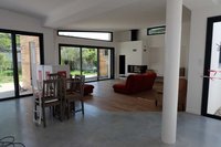 Villa contemporaine bois et maçonnerie