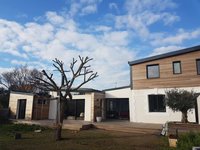 Villa contemporaine bois et maçonnerie