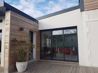 Villa contemporaine bois et maçonnerie