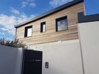 Villa contemporaine bois et maçonnerie